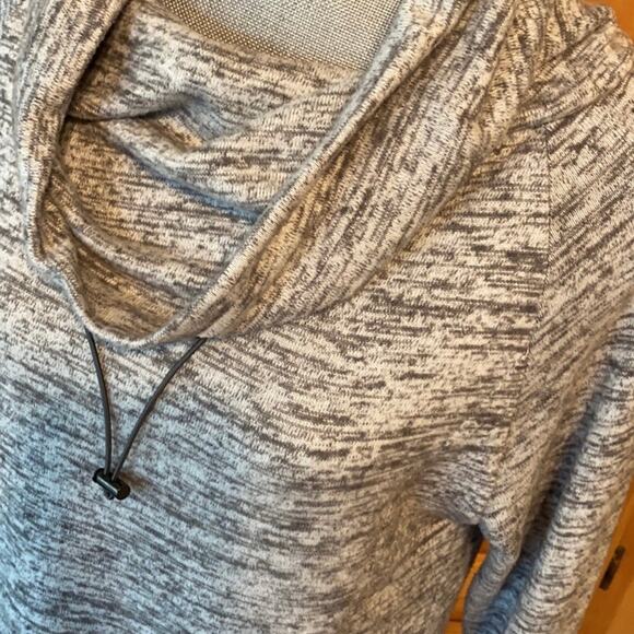 Soft Surroundings Cloud 9 Cowl Neck Tunic Sweater Gray Size SP - Picture 7 of 8